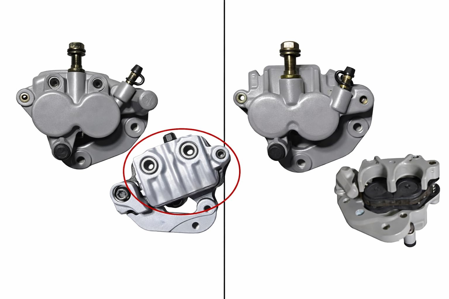 Front Disc Brake Caliper Assembly Compatible with Bajaj Pulsar